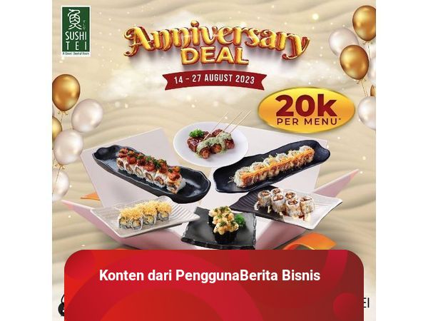 Sushi tei 2025 promo